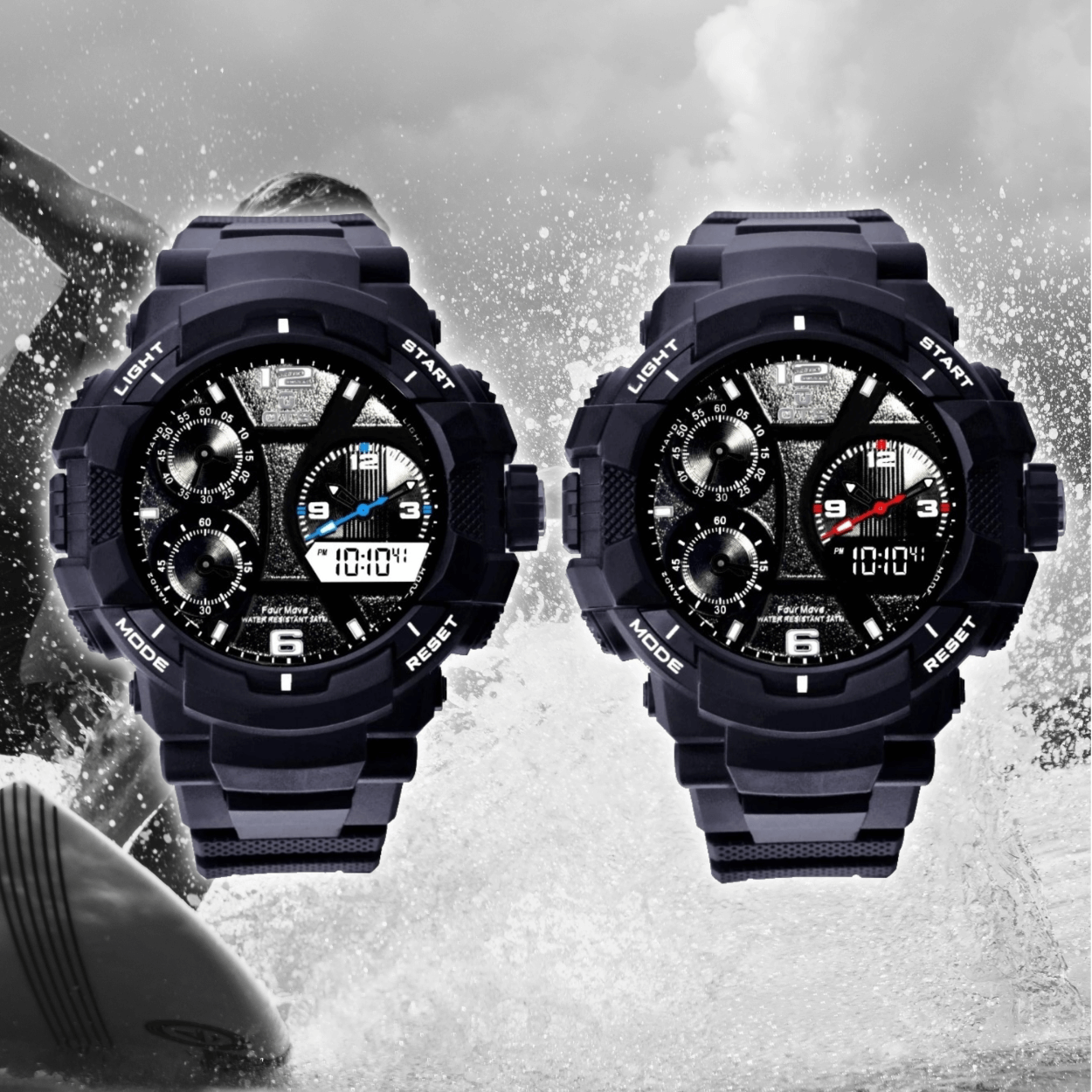 Dual Display Chronograaf Sportief T8073G